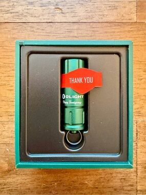 Olight iTHX Happy Thanksgiving Evergreen Limited Edition Keychain Flashlight NEW